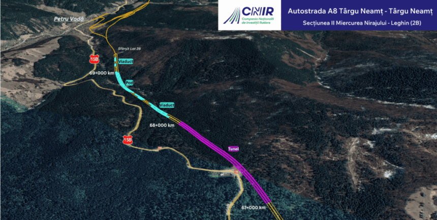 Autostrada Unirii A8: Umbrărescu primește undă verde în martie 2026 pentru cel mai provocator segment, Grințieș – Pipirig 1 autostrada unirii a8 umbrarescu are ordin de incepere din martie 2026 pe cel mai dificil lot grinties pipirig 691b3e60008c4