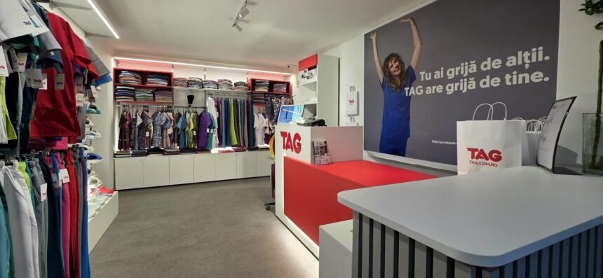 TAG, lider în uniformele medicale, alocă peste 1 milion de euro pentru revitalizarea rețelei sale de magazine 1 producatorul de uniforme medicale tag investeste peste 1 milion de euro in modernizarea retelei sale de magazine 692f3877c334d