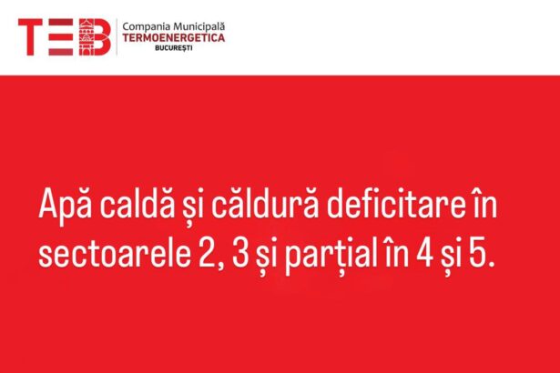 avarie la cet sud apa calda si caldura deficitare in patru sectoare din capitala 695a476582369