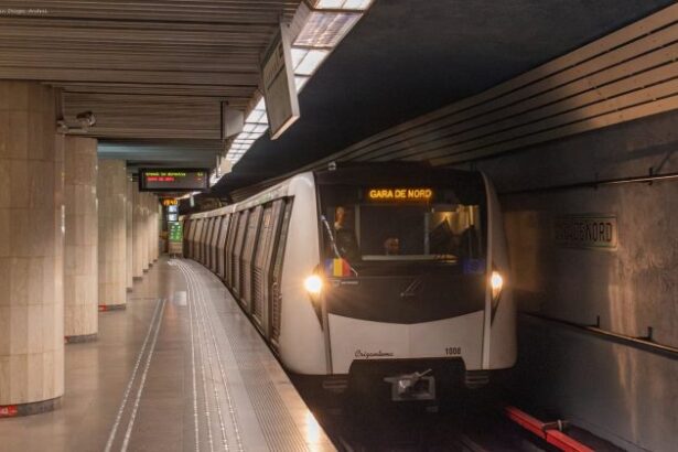 foto premiera la metrou tren bombardier pe magistrala 4 gara de nord jiului 695be3d8bdddd