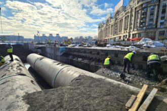 foto planseul unirii a fost finalizata prima etapa de refacerii a placii de beton din centrul capitalei cand e gata toata lucrarea 699ed06778b6c